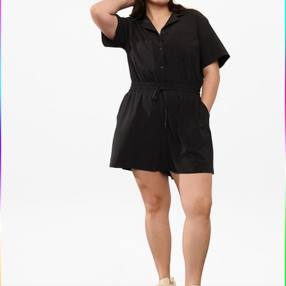 Athleta Pants - Athleta Avenue Romper In Black NWT